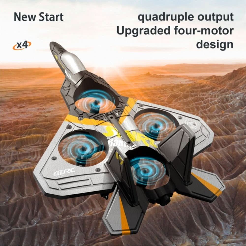 AeroSpin Remote Control Airplane with 360° Stunts for All Levels