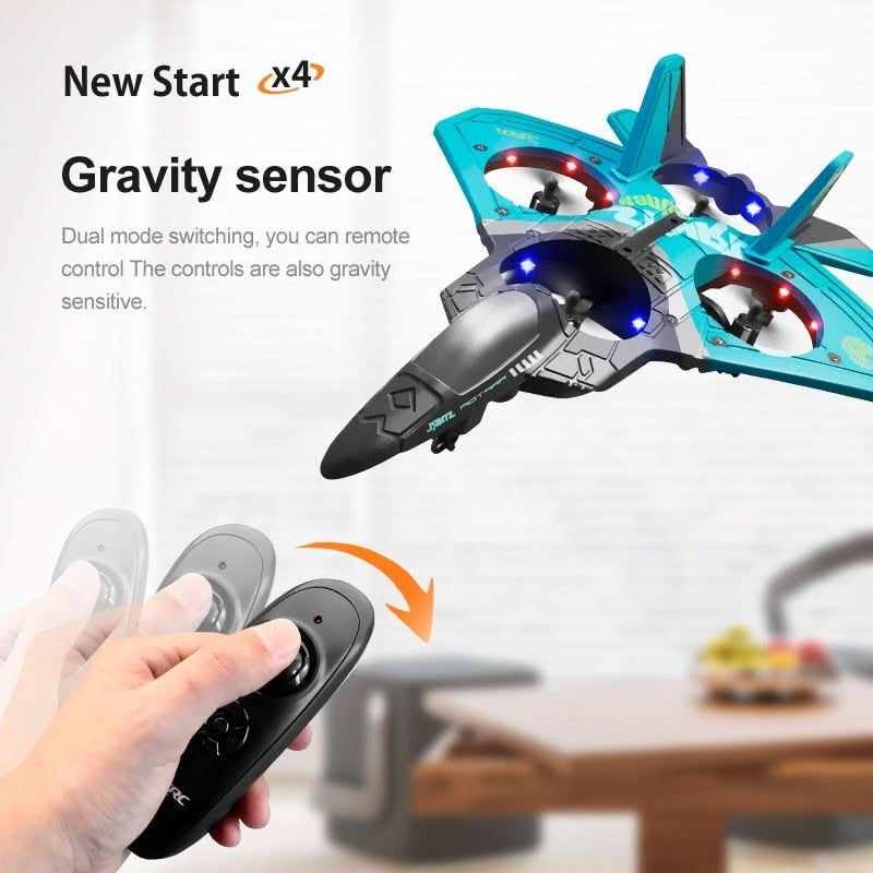 AeroSpin Remote Control Airplane with 360° Stunts for All Levels