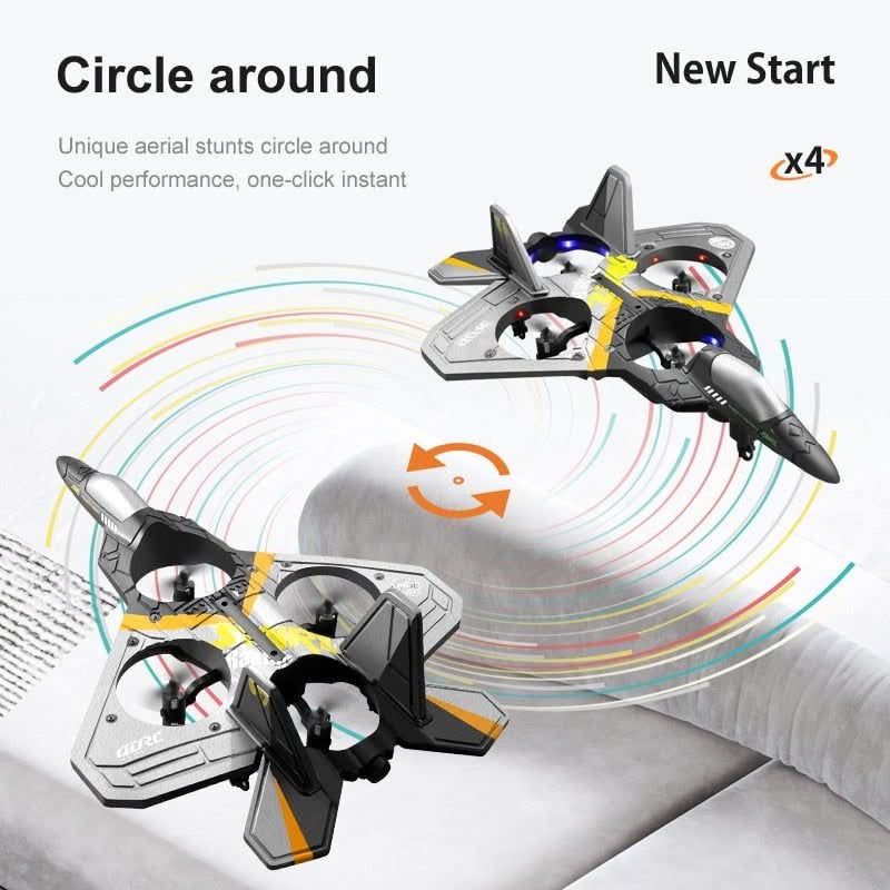 AeroSpin Remote Control Airplane with 360° Stunts for All Levels