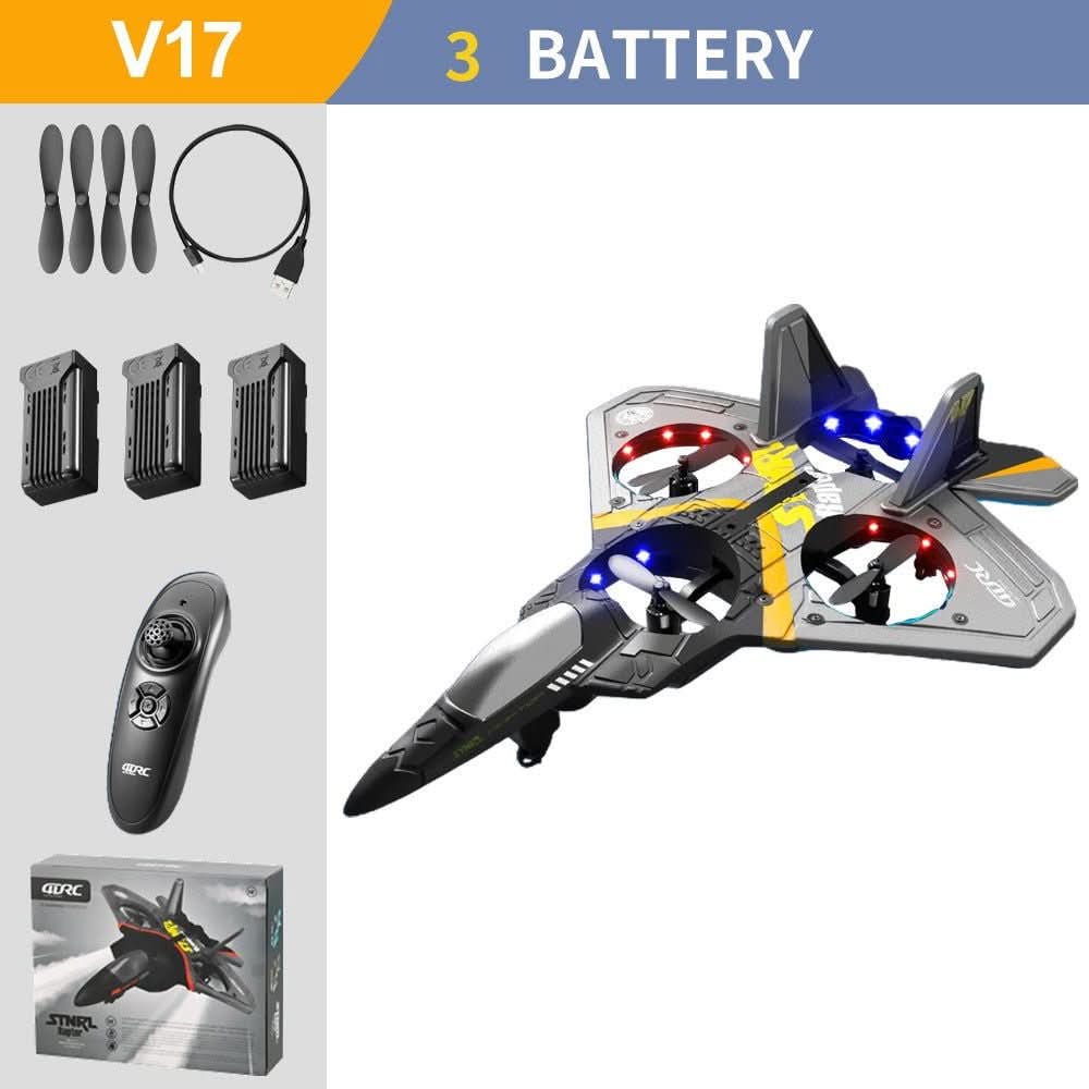 AeroSpin Remote Control Airplane with 360° Stunts for All Levels