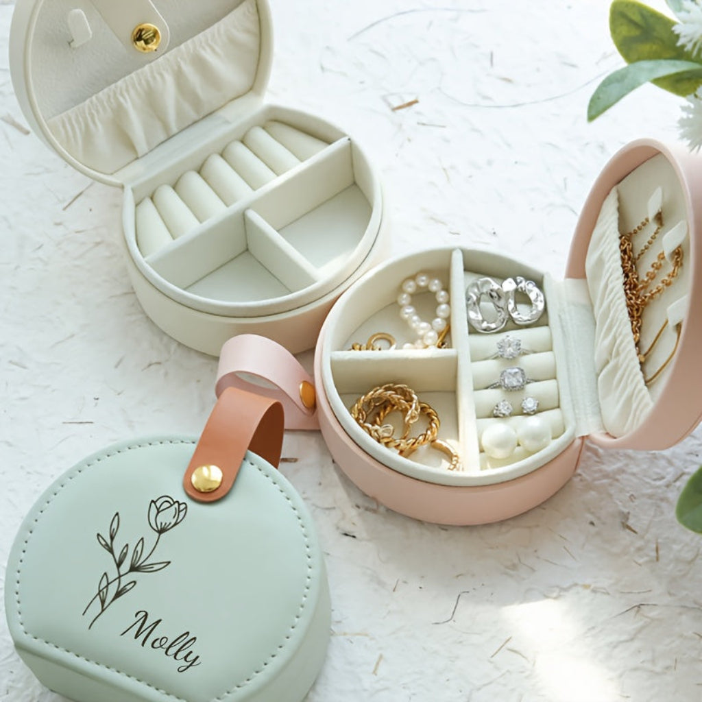 Custom Travel Jewelry Organizer for Earrings and Treasures