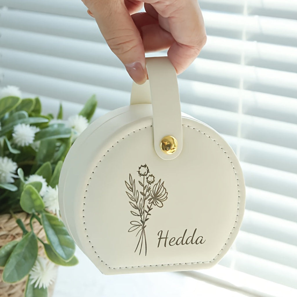 Custom Travel Jewelry Organizer for Earrings and Treasures