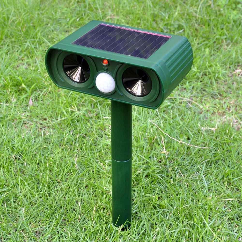 Ultrasonic Animal Repeller Powered by Solar Energy
