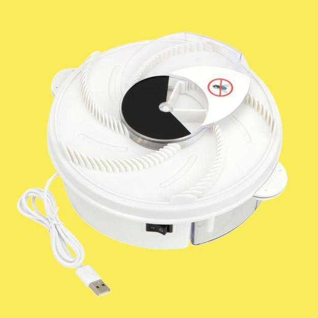 Electric Fly Trap with Rotating Mechanism