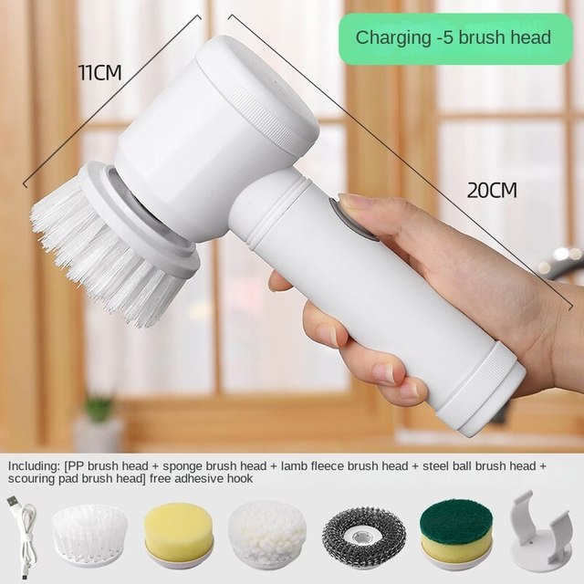 Rechargeable Scrub Pro: Versatile Cleaning Tool for Home