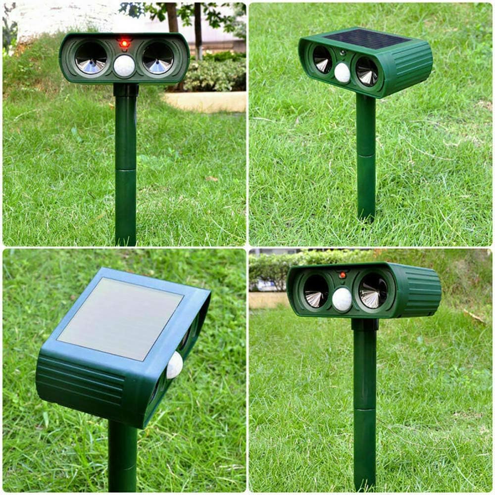 Ultrasonic Animal Repeller Powered by Solar Energy