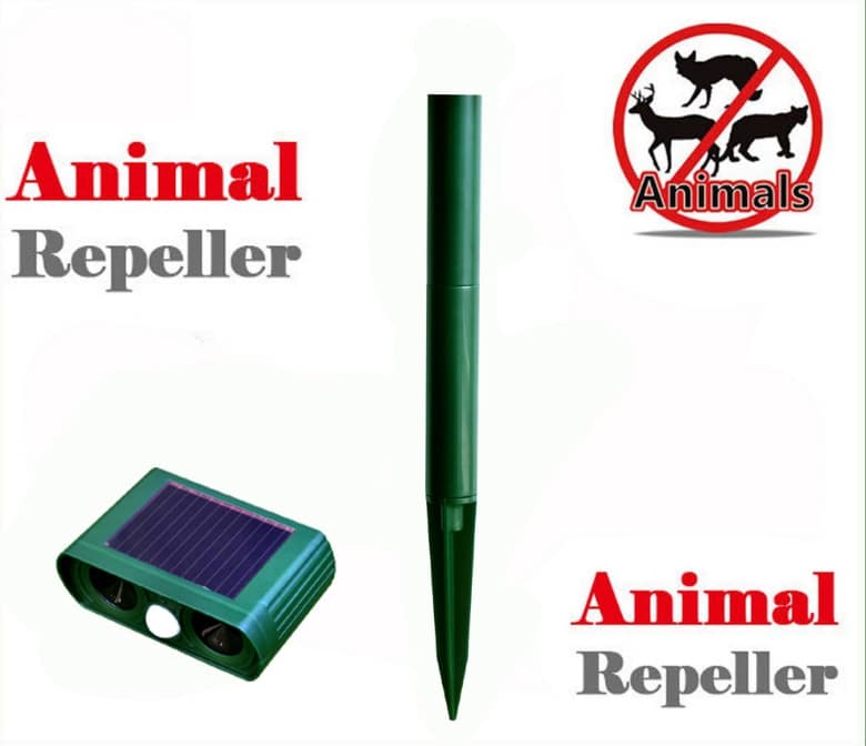Ultrasonic Animal Repeller Powered by Solar Energy