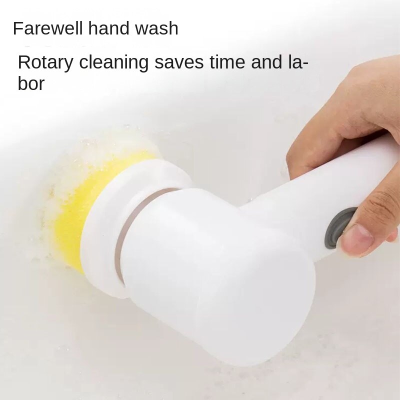Rechargeable Cleaning Brush: Versatile Tool for Kitchen and Bathroom