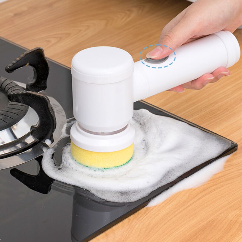 Rechargeable Scrub Pro: Versatile Cleaning Tool for Home