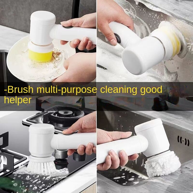 Rechargeable Cleaning Brush: Versatile Tool for Kitchen and Bathroom