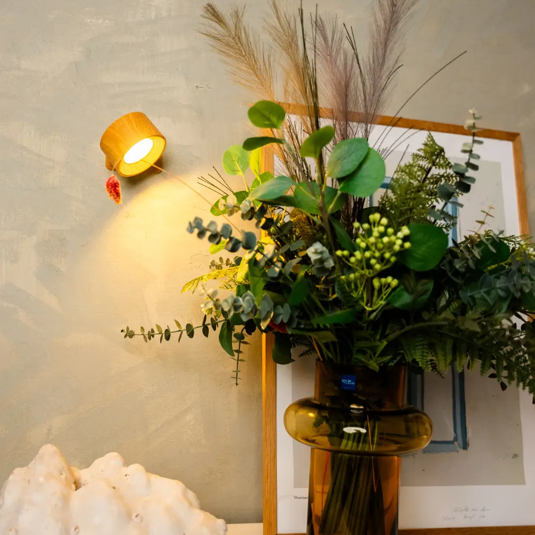 Cozy Wireless Wall Lamp – Instant Illumination with a Button Press