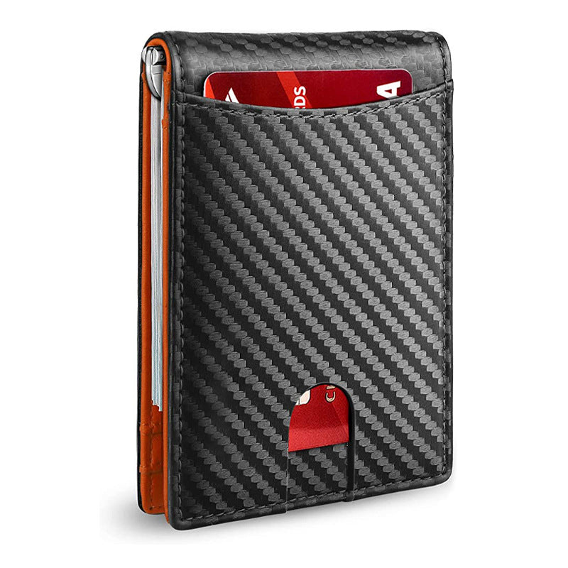 Leather Card Holder with RFID Protection – Compact Theft-Resistant Wallet