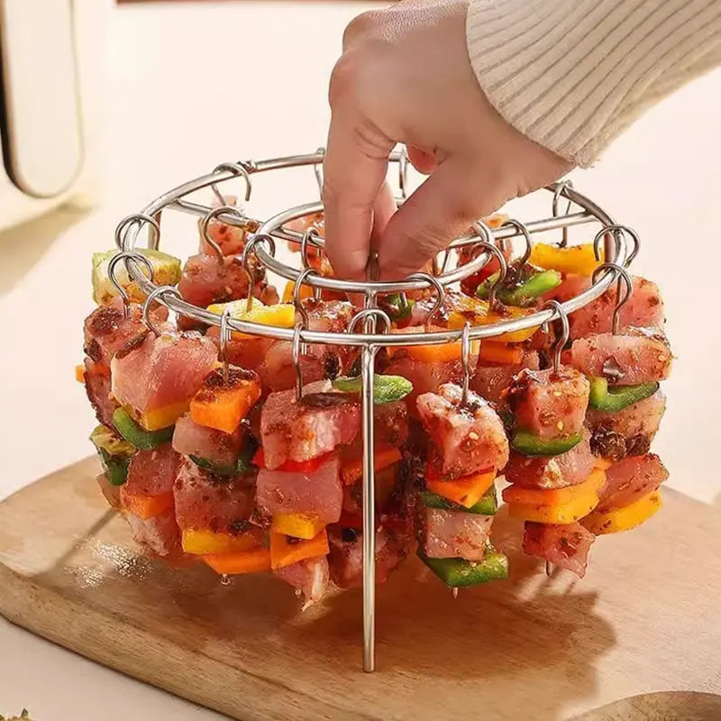 Air Fryer Kebab Grill – Even Cooking and Barbecue Experience