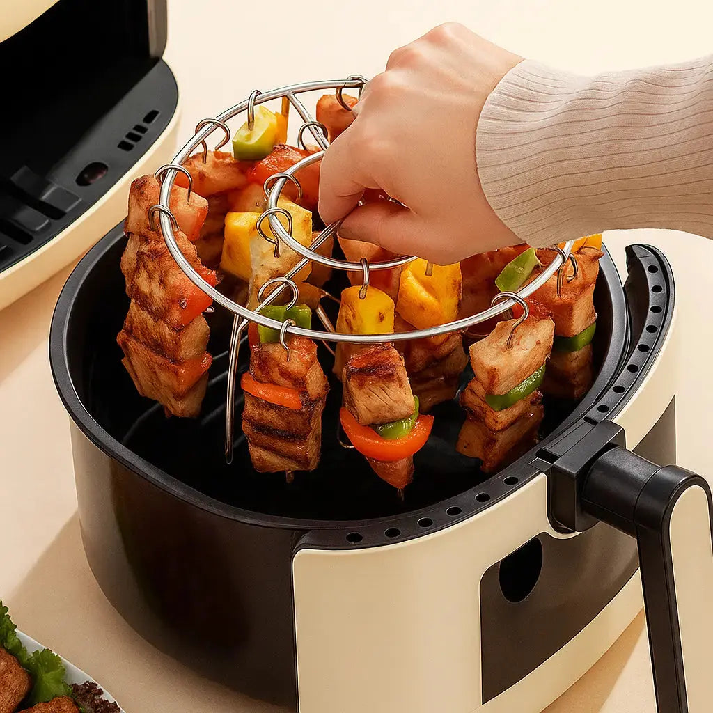 Air Fryer Kebab Grill – Even Cooking and Barbecue Experience