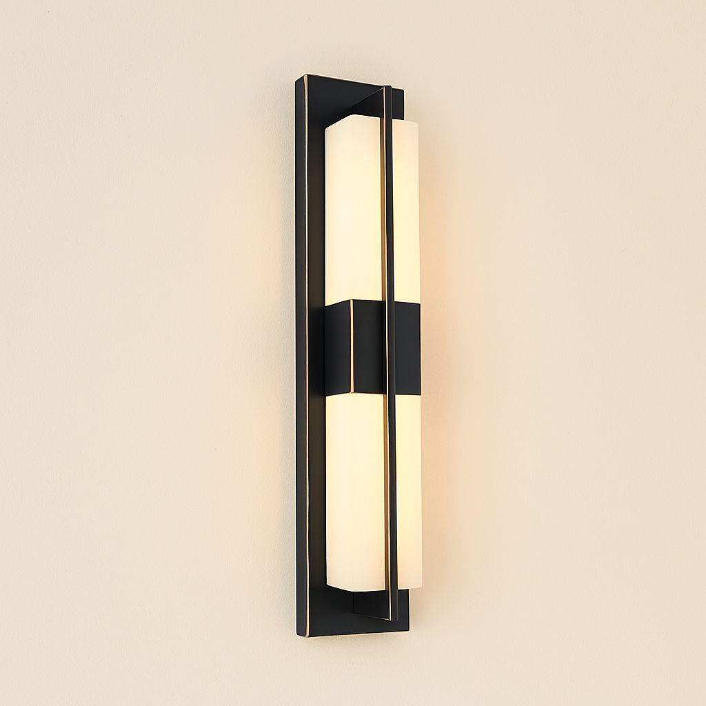 AquaGlow Modern Waterproof Vertical Wall Light for All Settings