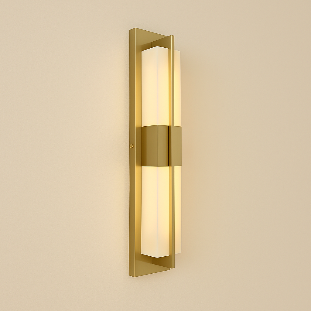 AquaGlow Modern Waterproof Vertical Wall Light for All Settings
