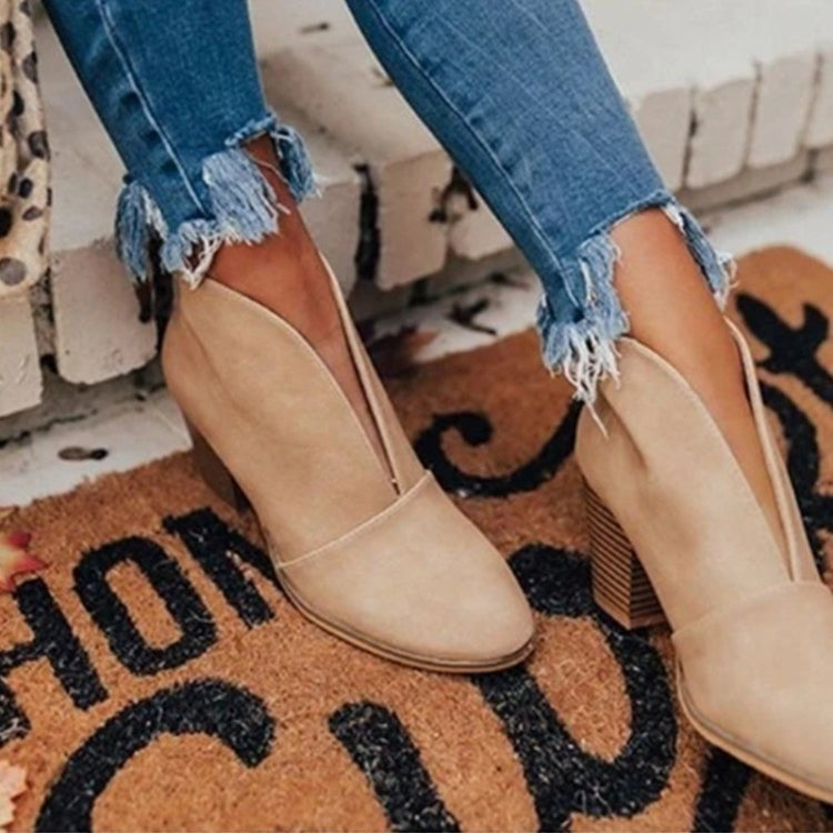 Women’s Ankle Boots | Reinforced Fit & Block Heel | Suede Upper | Comfortable All-Day Wear