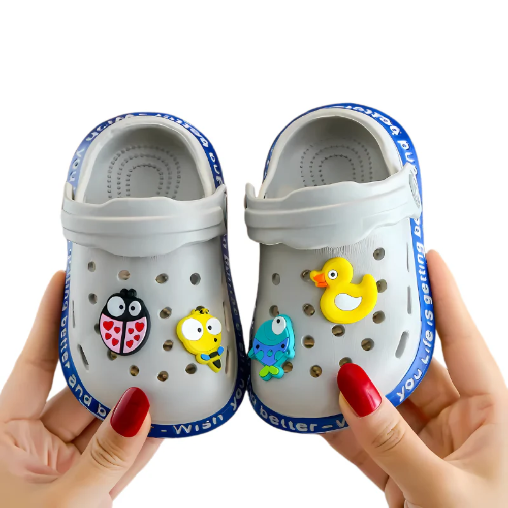 Playful Slip-On Clogs for Active Toddlers