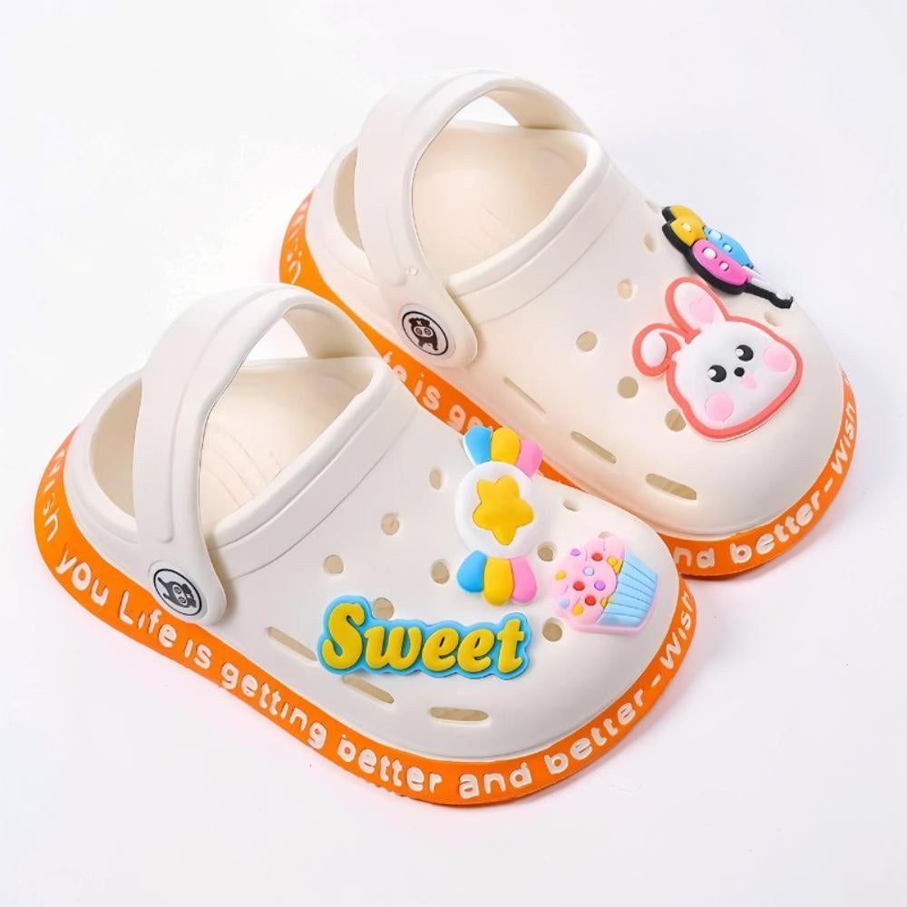 Playful Slip-On Clogs for Active Toddlers