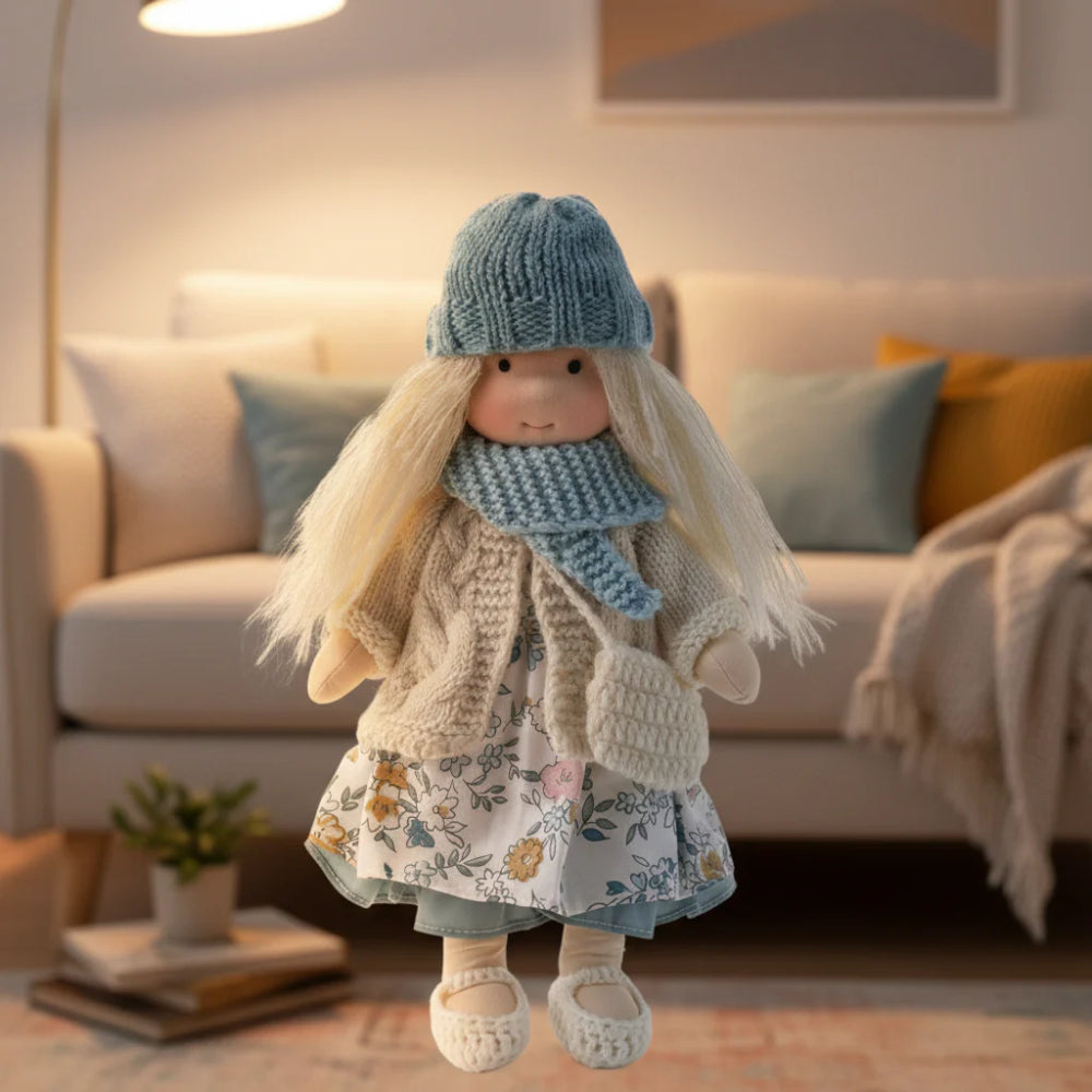 Charming Fabric Doll for Kids - A Perfect Playtime Buddy