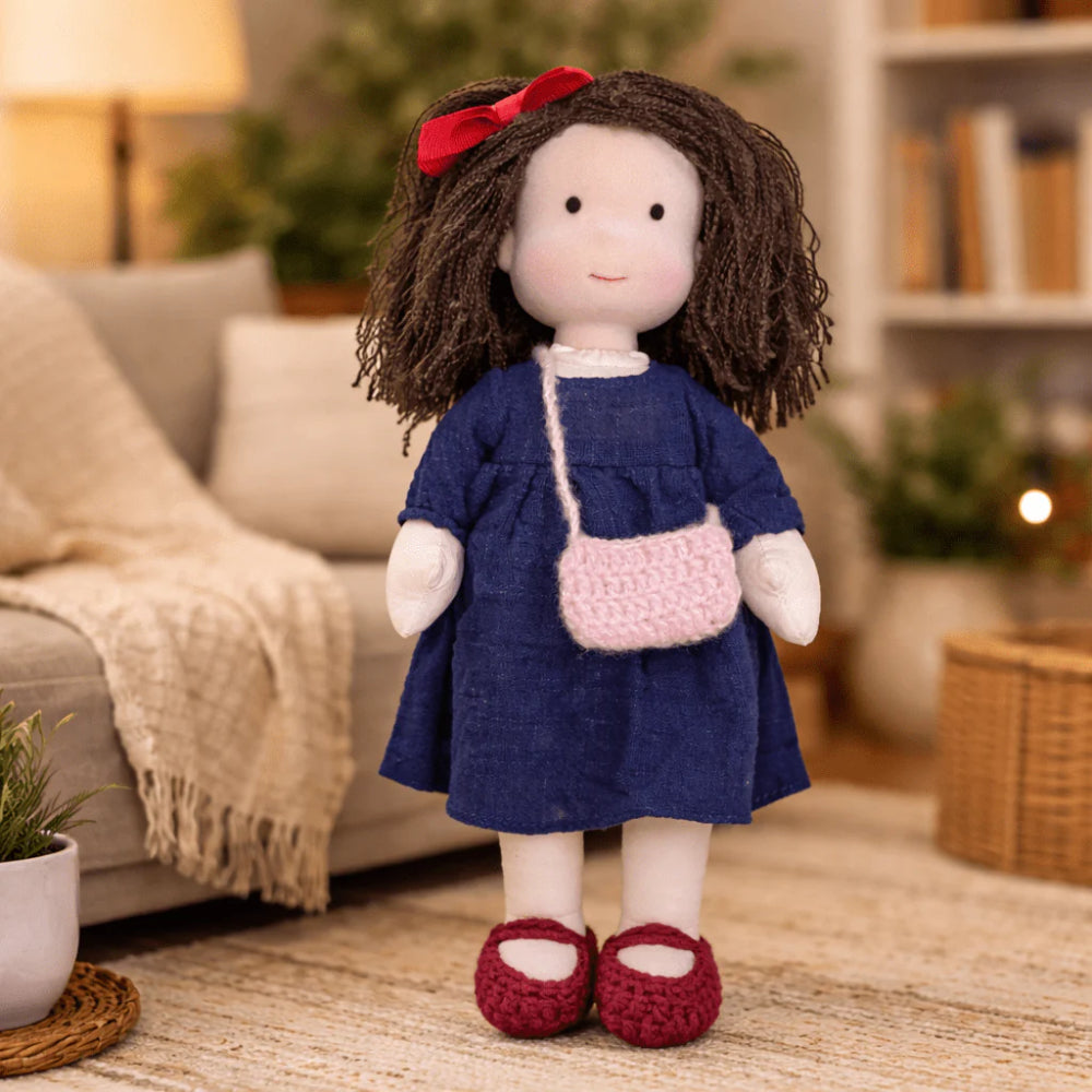 Charming Fabric Doll for Kids - A Perfect Playtime Buddy