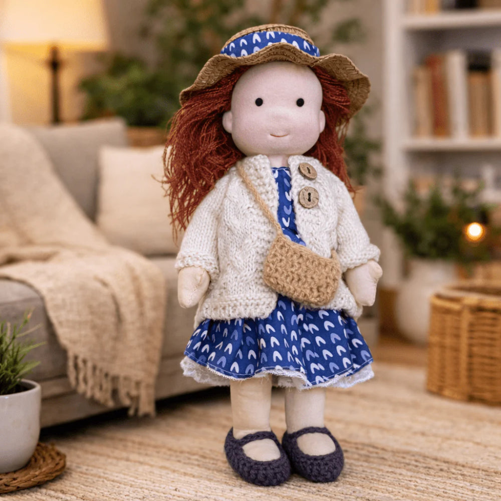 Charming Fabric Doll for Kids - A Perfect Playtime Buddy