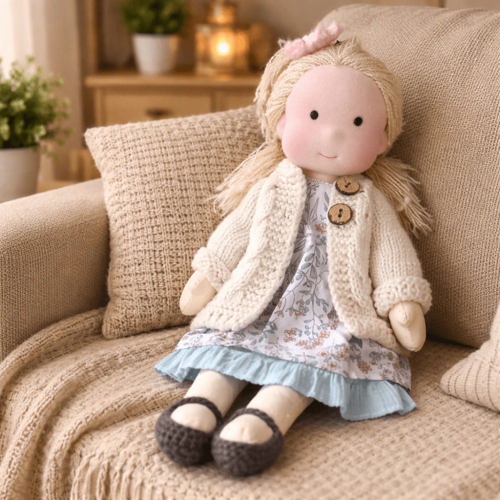 Charming Fabric Doll for Kids - A Perfect Playtime Buddy