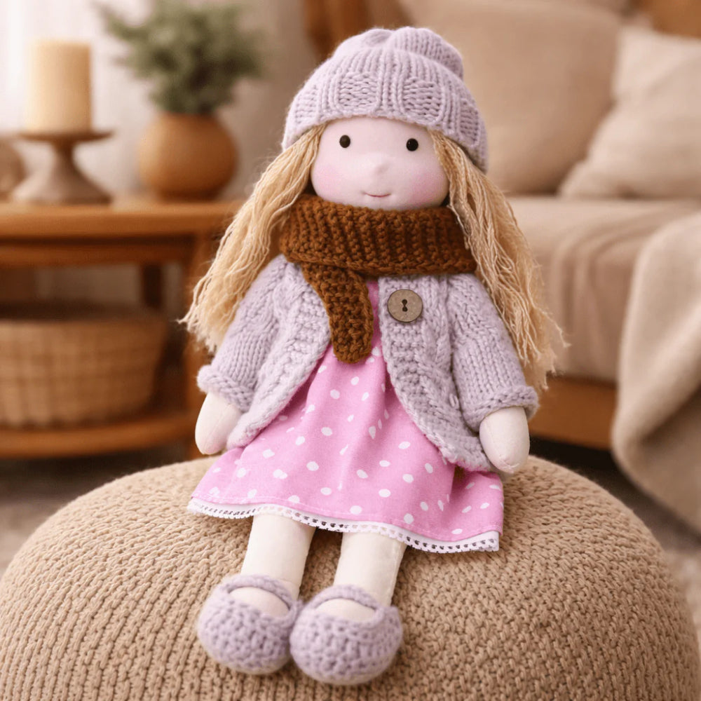Charming Fabric Doll for Kids - A Perfect Playtime Buddy