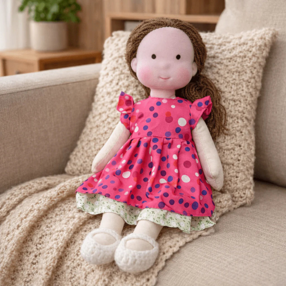 Charming Fabric Doll for Kids - A Perfect Playtime Buddy