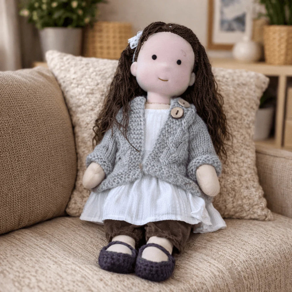 Charming Fabric Doll for Kids - A Perfect Playtime Buddy