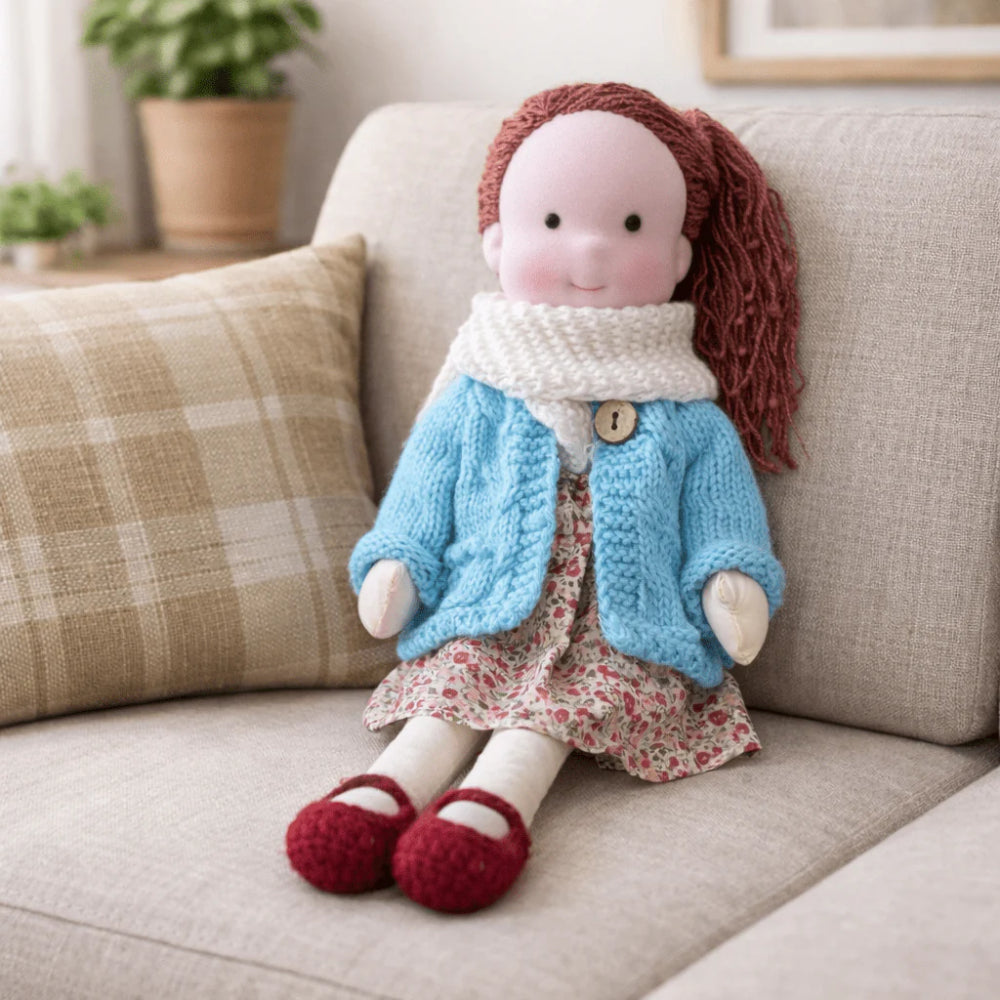 Charming Fabric Doll for Kids - A Perfect Playtime Buddy