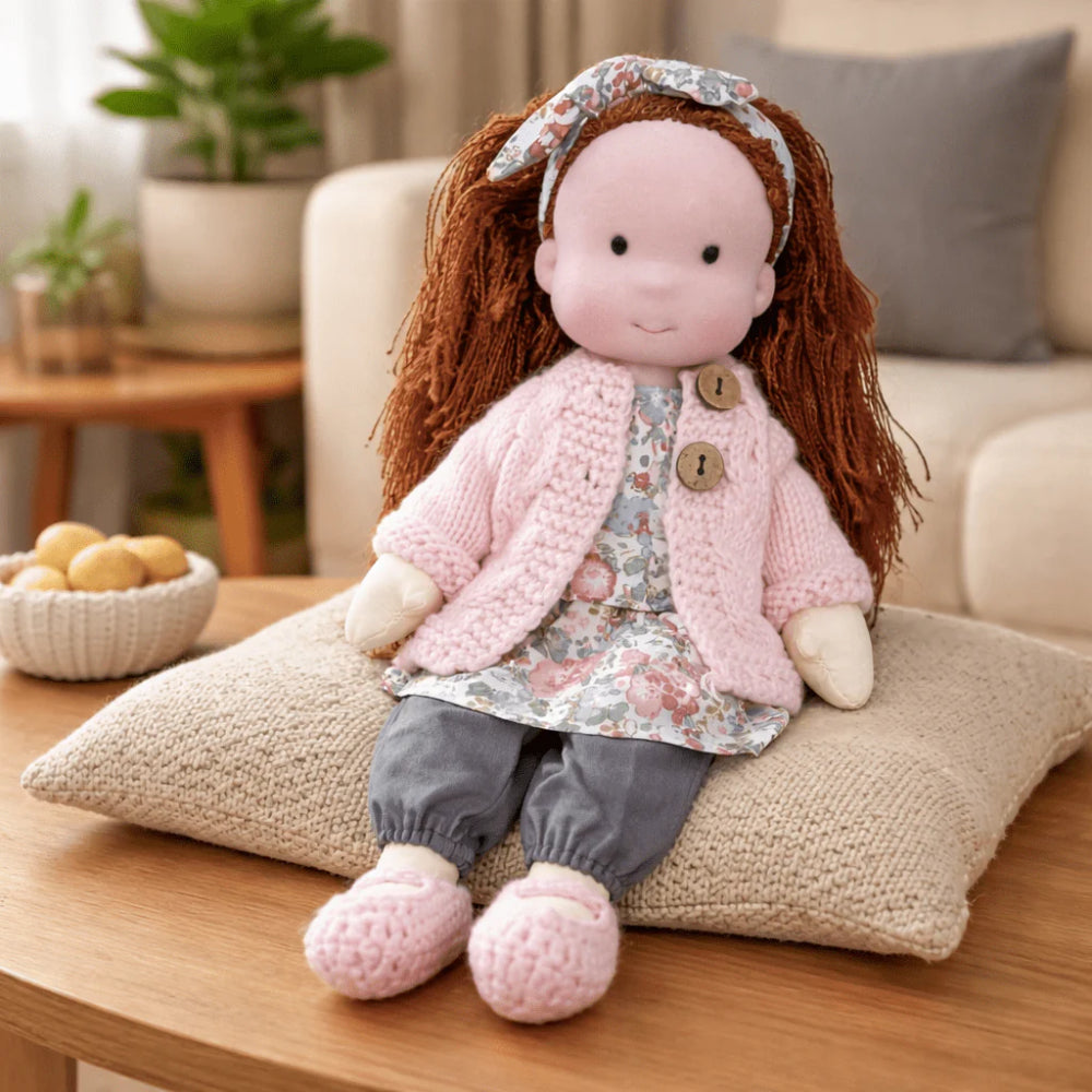 Charming Fabric Doll for Kids - A Perfect Playtime Buddy