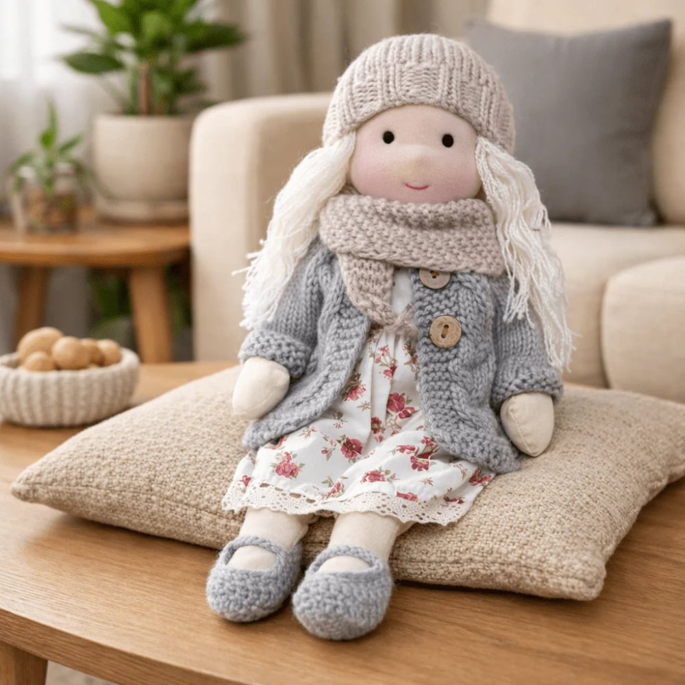 Charming Fabric Doll for Kids - A Perfect Playtime Buddy