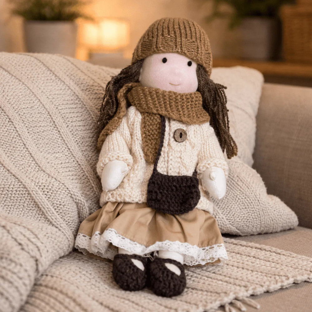 Charming Fabric Doll for Kids - A Perfect Playtime Buddy