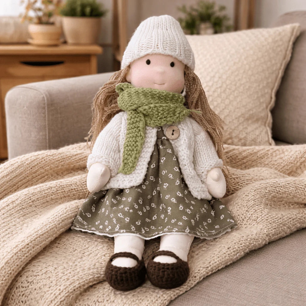 Charming Fabric Doll for Kids - A Perfect Playtime Buddy
