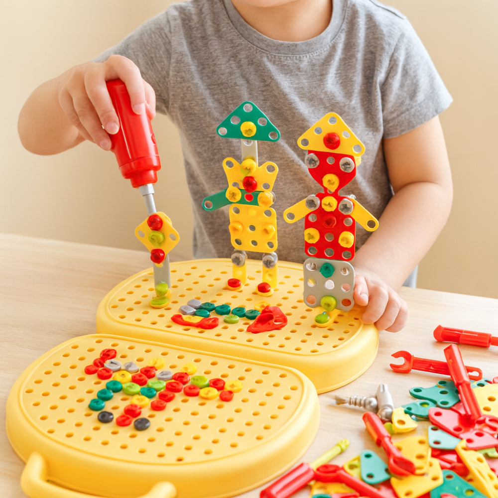 Creative Construction Kit for Kids - STEM Learning Adventure