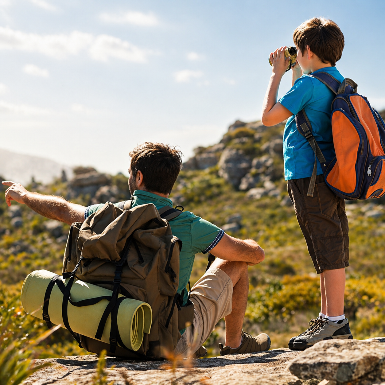 Compact Night Vision Binoculars for Kids with Pop-Up Light – Adventure Gear for Outdoor Exploration