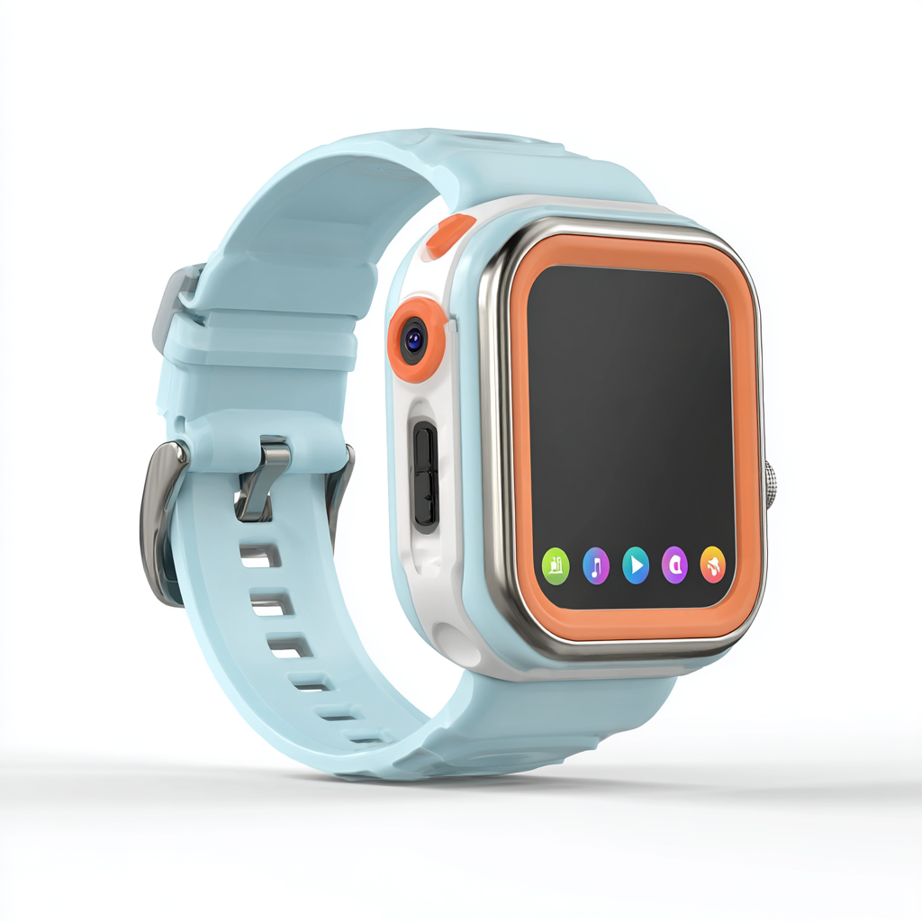 Waterproof Kids' Smartwatch with GPS Tracking, 4G Connectivity, Touchscreen