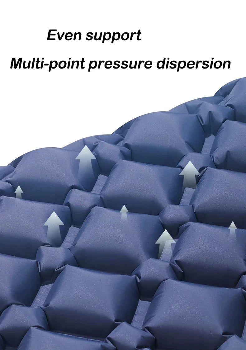 Extra-Wide Double Air Mattress for Camping – Quick Inflation for Comfort