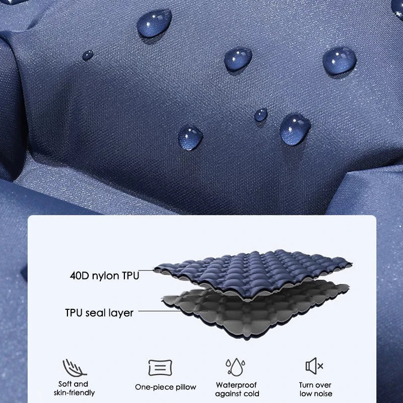 Extra-Wide Double Air Mattress for Camping – Quick Inflation for Comfort