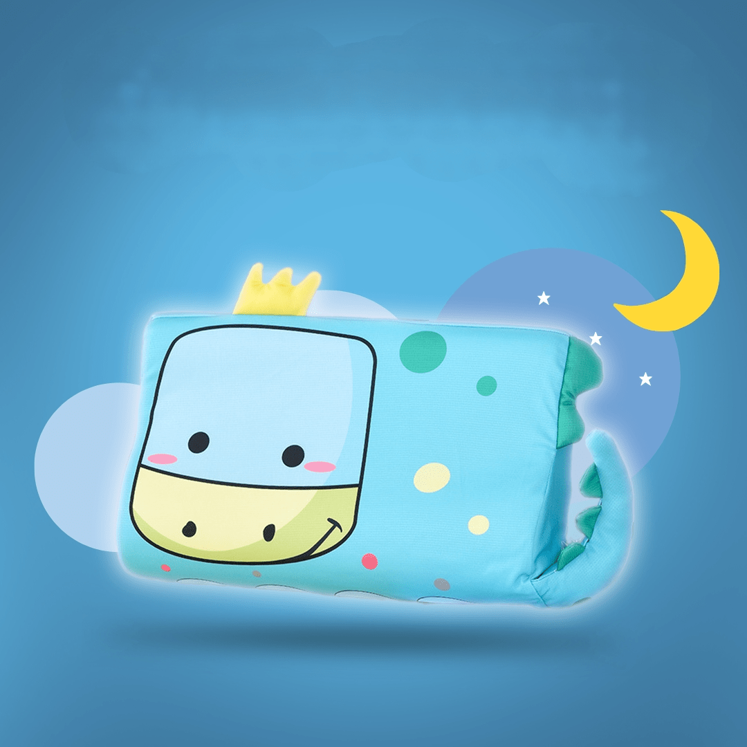 Ergonomically Shaped Memory Foam Pillow for Kids