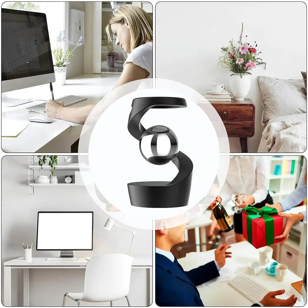 Floating Orb Desk Toy for Relaxation and Focus