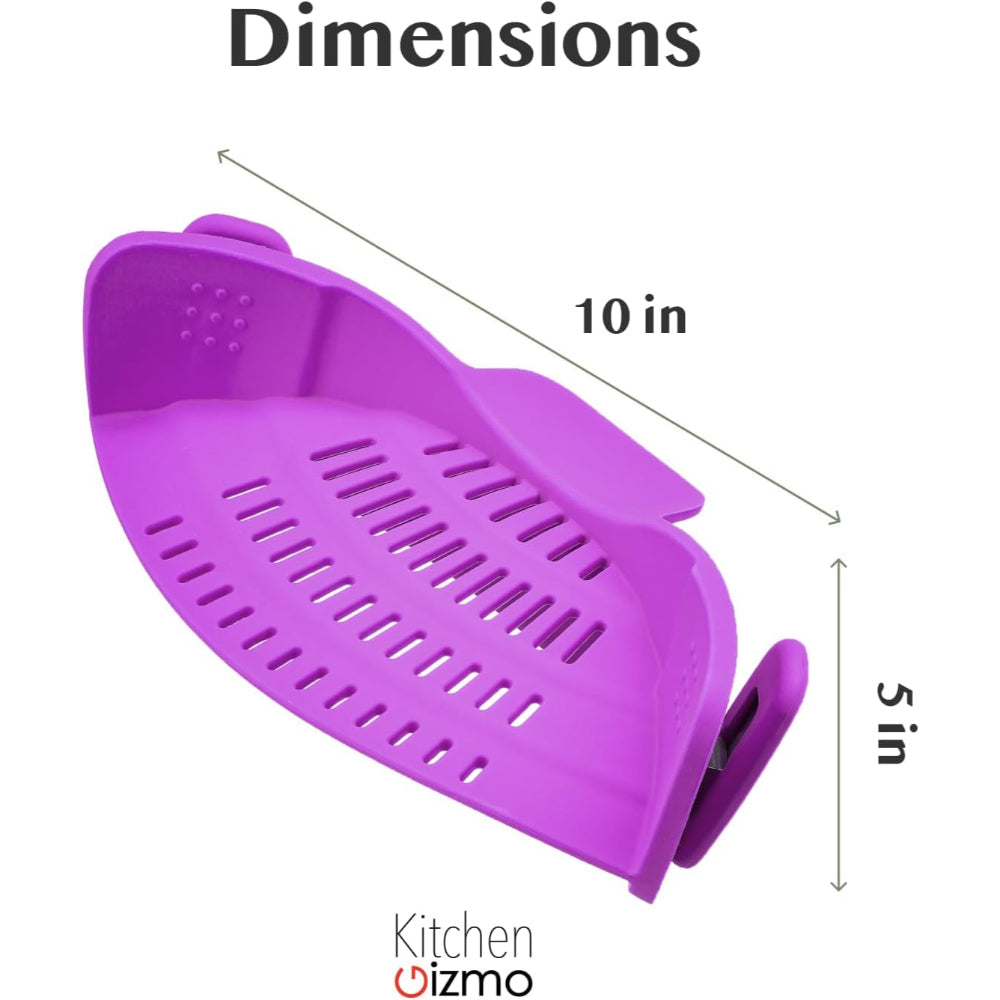 Innovative Clip-On Kitchen Strainer for Effortless Draining