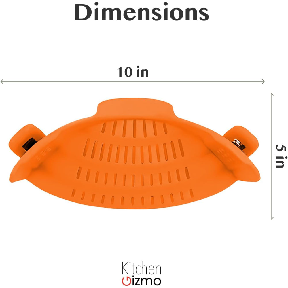 Innovative Clip-On Kitchen Strainer for Effortless Draining