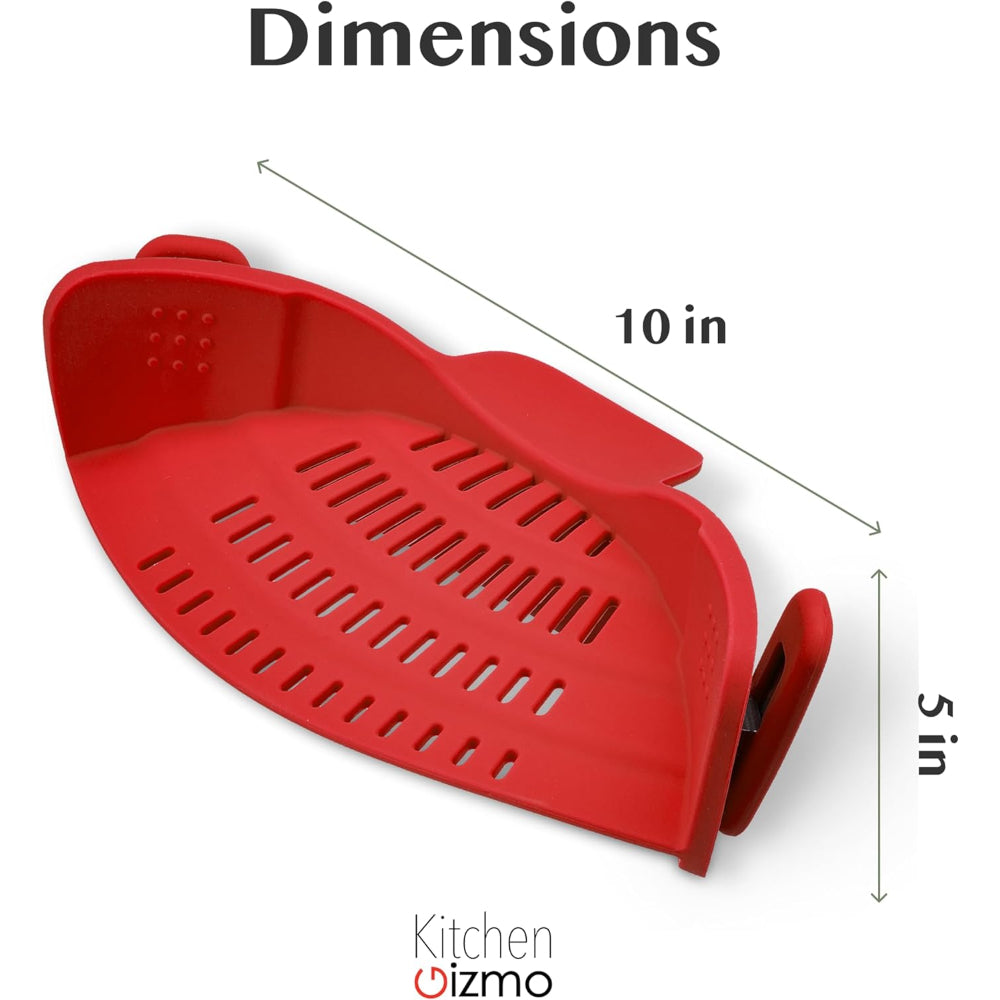 Innovative Clip-On Kitchen Strainer for Effortless Draining