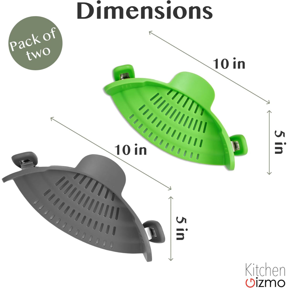 Innovative Clip-On Kitchen Strainer for Effortless Draining