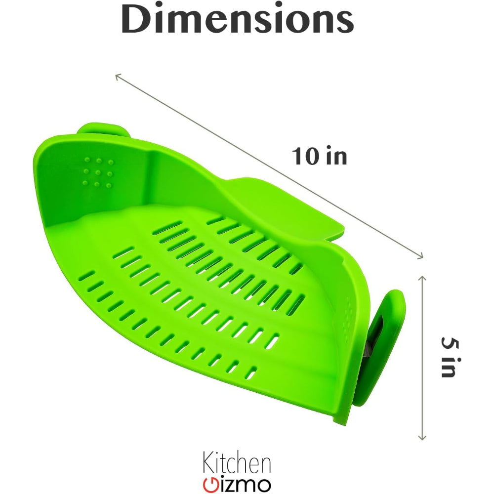 Innovative Clip-On Kitchen Strainer for Effortless Draining