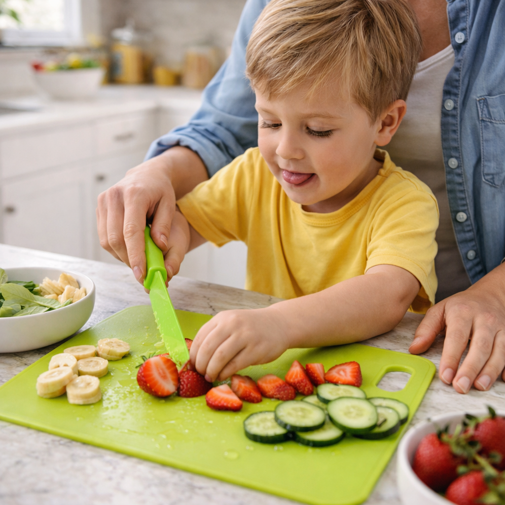 Little Chefs Cooking Set - Safe Kitchen Tools for Kids