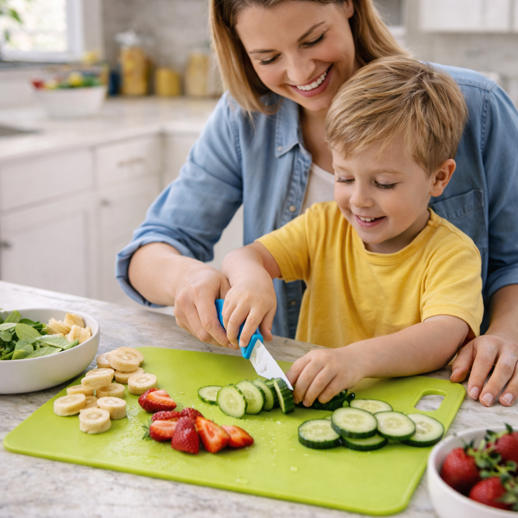 Little Chefs Cooking Set - Safe Kitchen Tools for Kids
