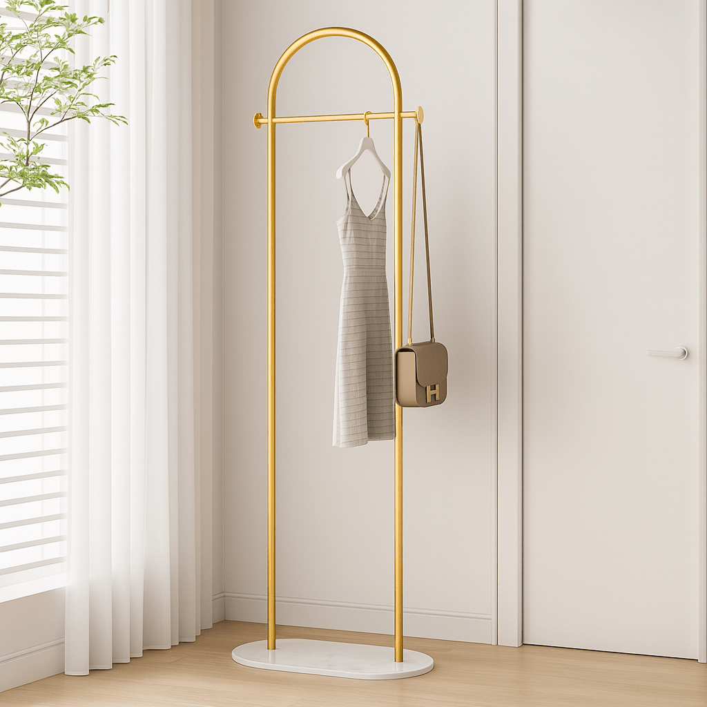 Elegant Minimalist Clothing Display Stand for Everyday Wear